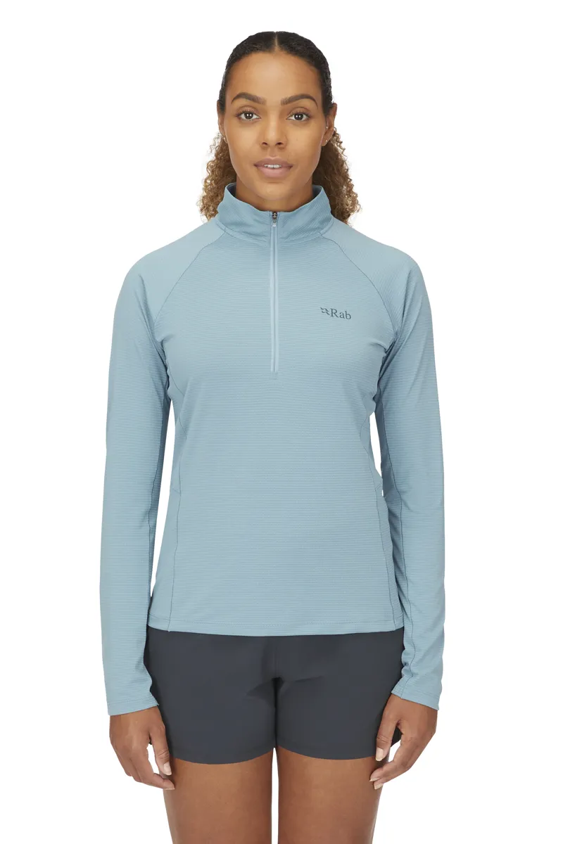 Rab Women's Sonic LS Zip Citadel-2