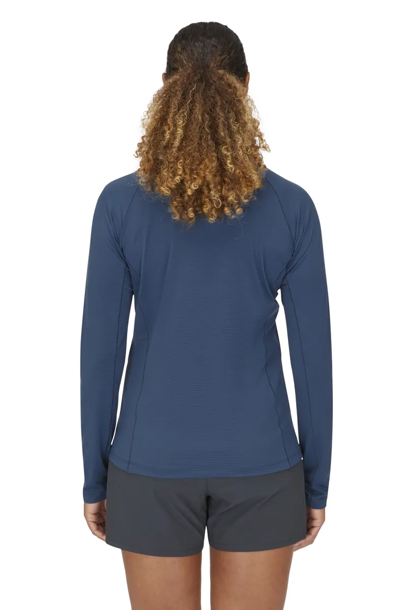Rab Womens Sonic LS Zip Tempest Blue-4