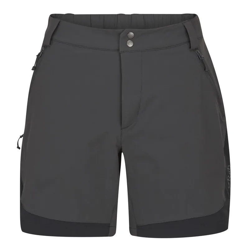 Rab Women's Torque Mountain Shorts Anthracite/ Black
