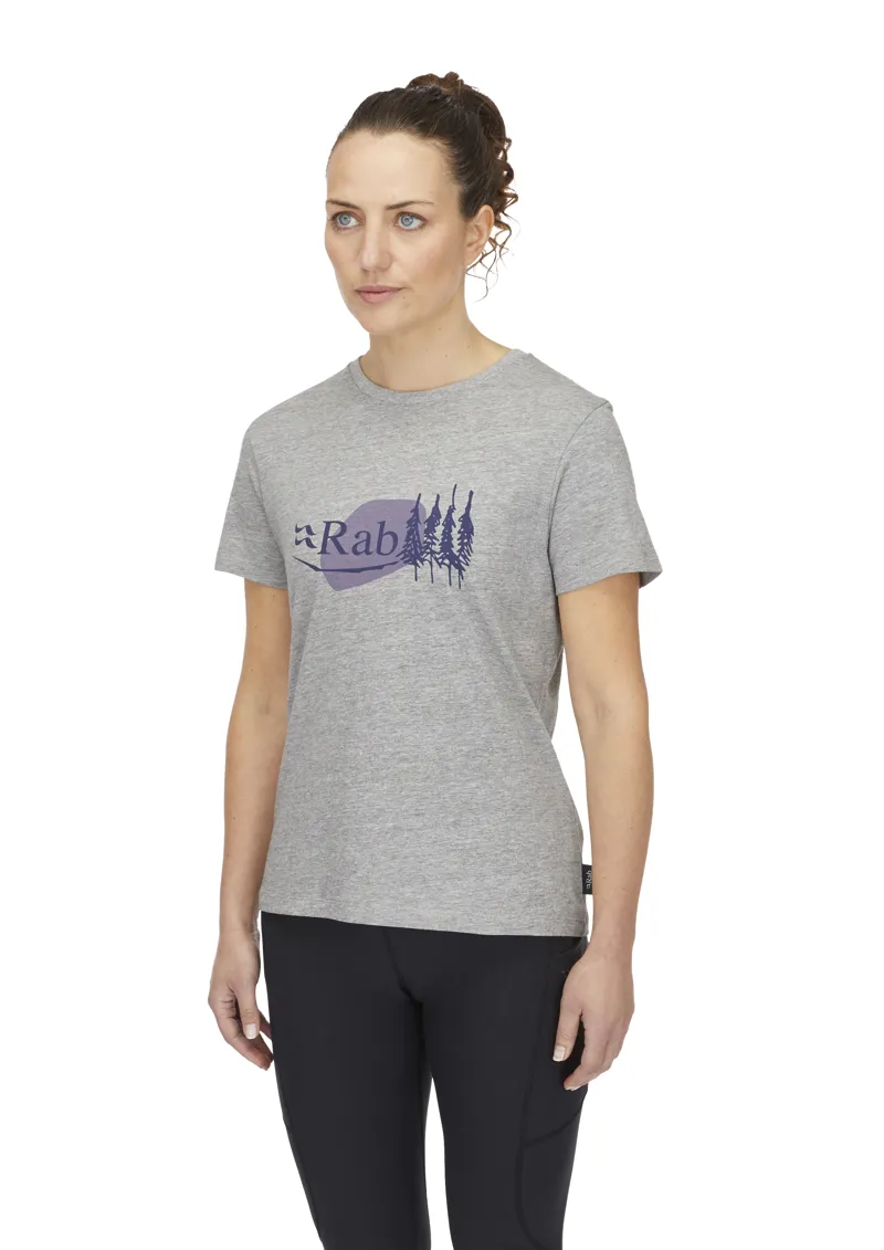 Rab Women's Tuku Bloc Tee Grey Marl-3