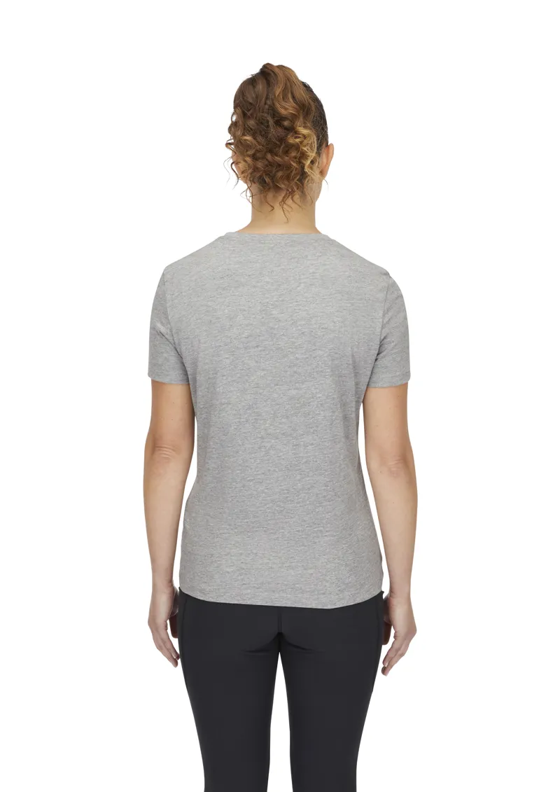 Rab Women's Tuku Bloc Tee Grey Marl-4