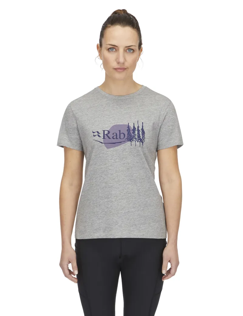 Rab Women's Tuku Bloc Tee Grey Marl-2