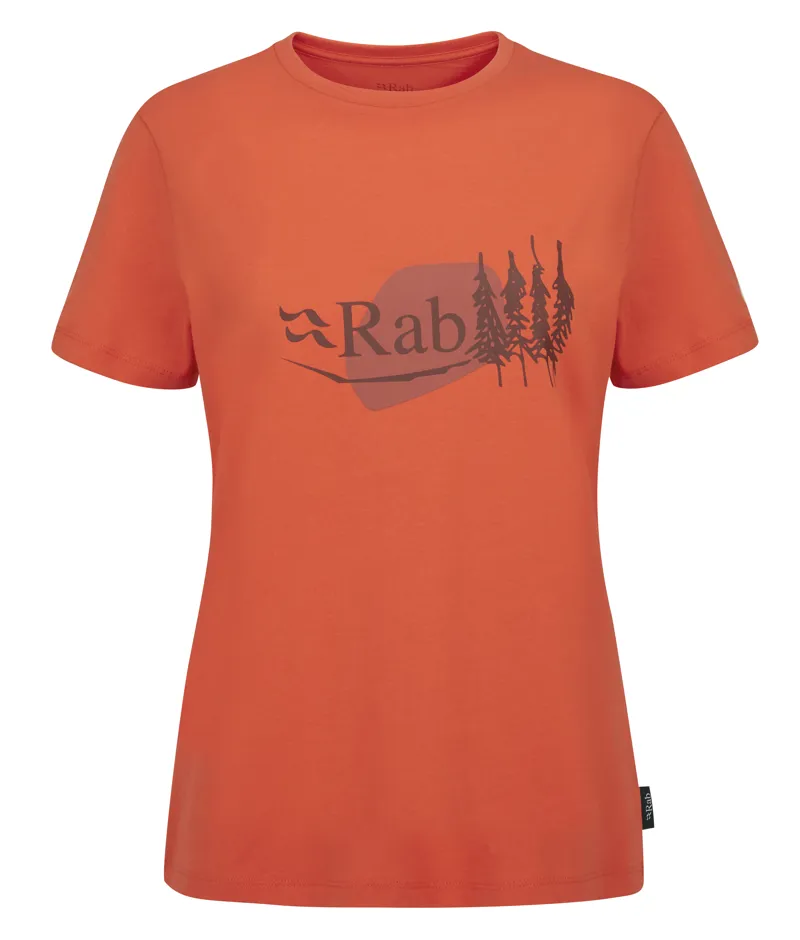 Rab Women's Tuku Bloc Tee Red Grapefruit
