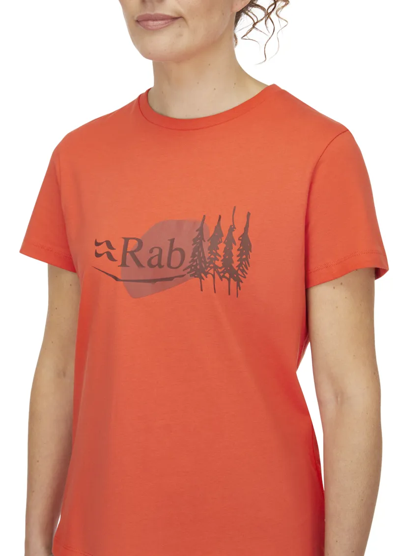Rab Women's Tuku Bloc Tee Red Grapefruit-5