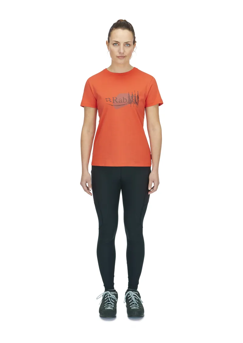 Rab Women's Tuku Bloc Tee Red Grapefruit-7