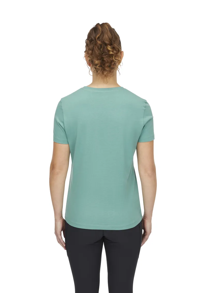 Rab Women's Tuku Logo Tee Glacier Blue-5