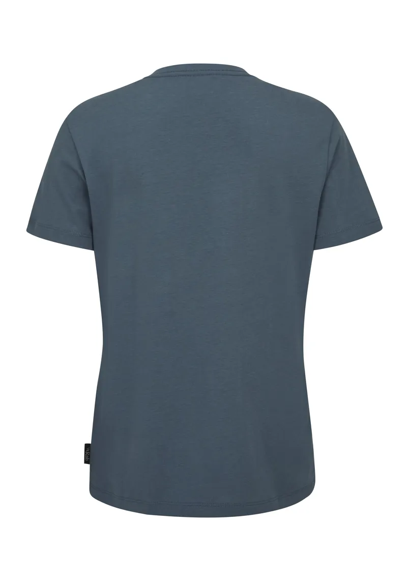 Rab Women's Tuku Logo Tee Orion Blue-1
