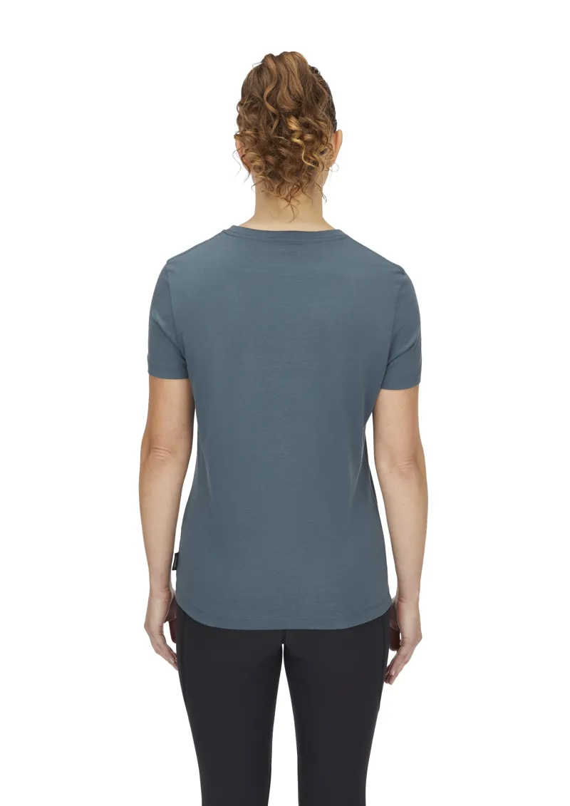 Rab Women's Tuku Logo Tee Orion Blue-3