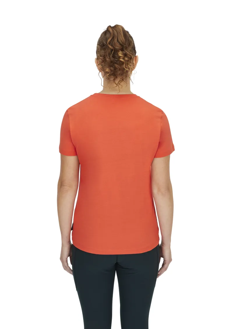 Rab Women's Tuku Logo Tee Red Grapefruit-3
