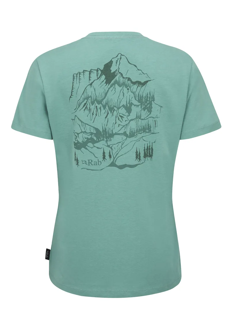Rab Women's Tuku Ridge Tee Glacier Blue-2