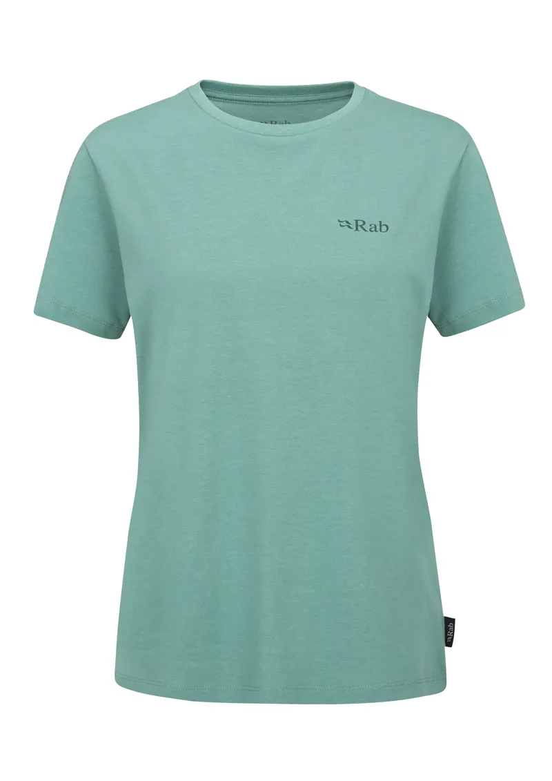 Rab Women's Tuku Ridge Tee Glacier Blue-1