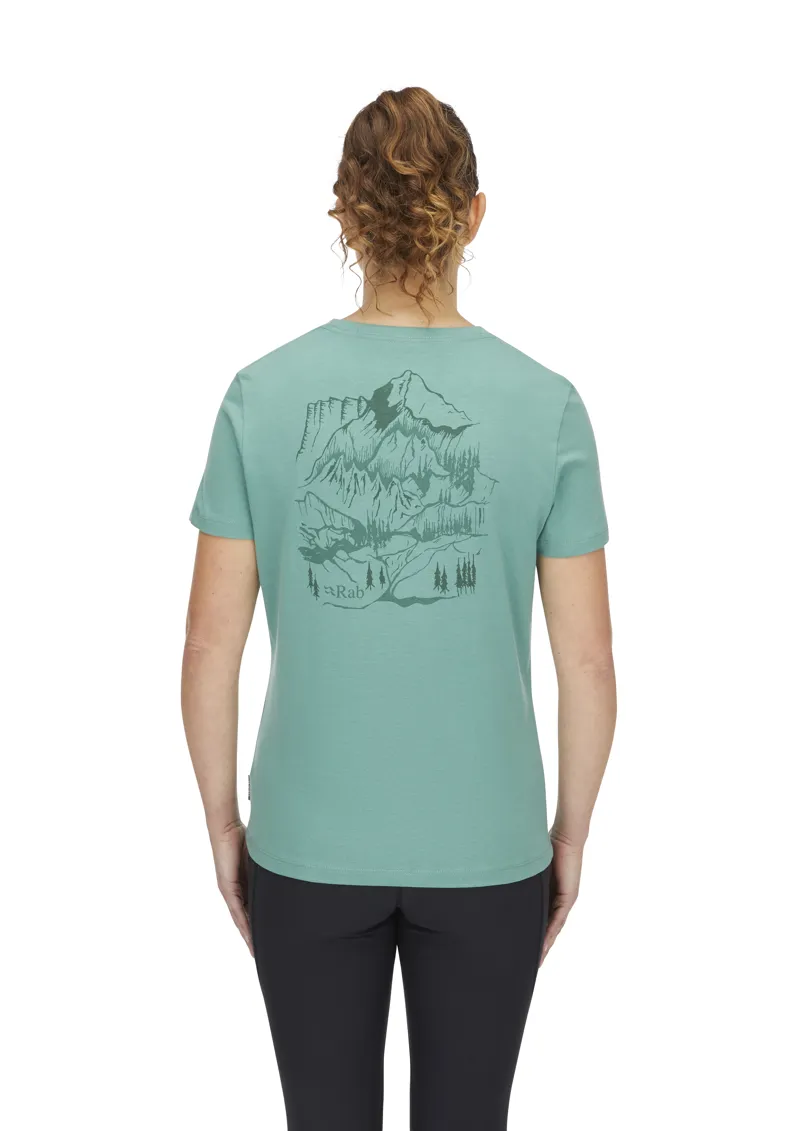 Rab Women's Tuku Ridge Tee Glacier Blue-5