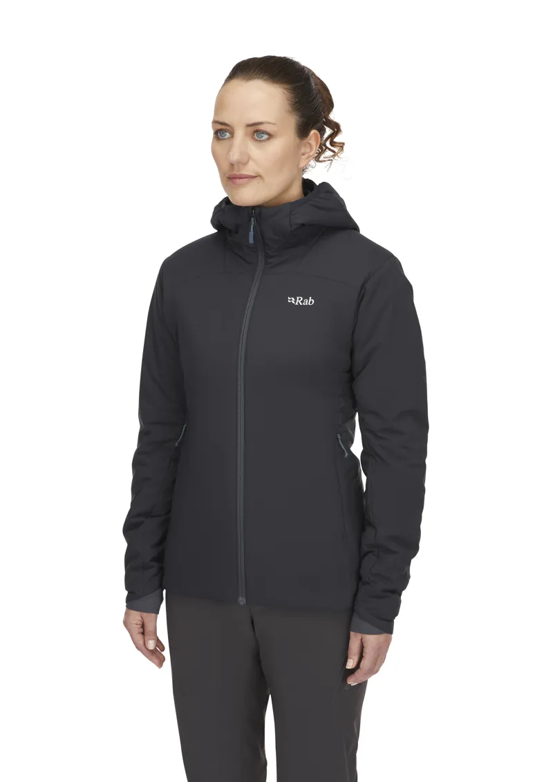 Rab Women's Xenair Alpine Light Jacket Ebony-3