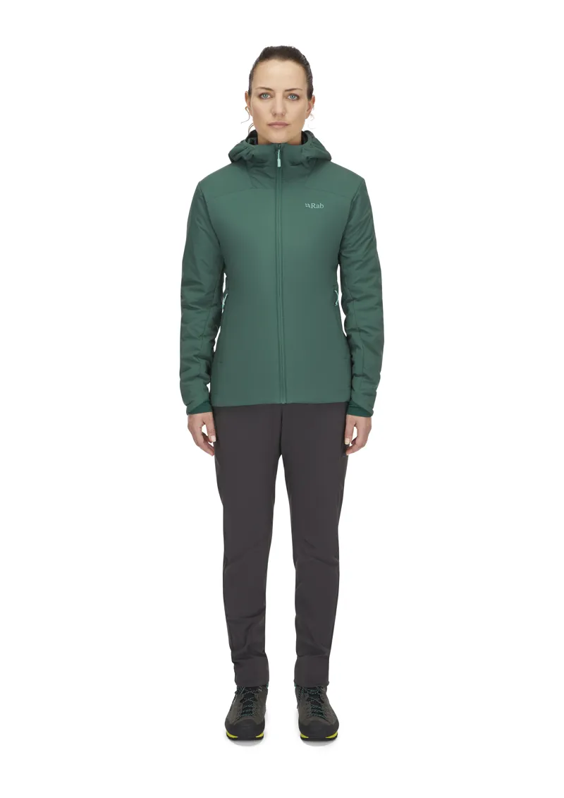 Rab Women's Xenair Alpine Light Jacket Green Slate-5