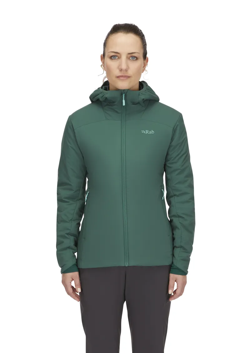 Rab Women's Xenair Alpine Light Jacket Green Slate-2