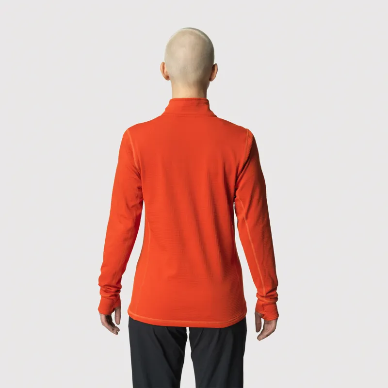 Tierra Women's Nallo Half Zip Warm Orange-3