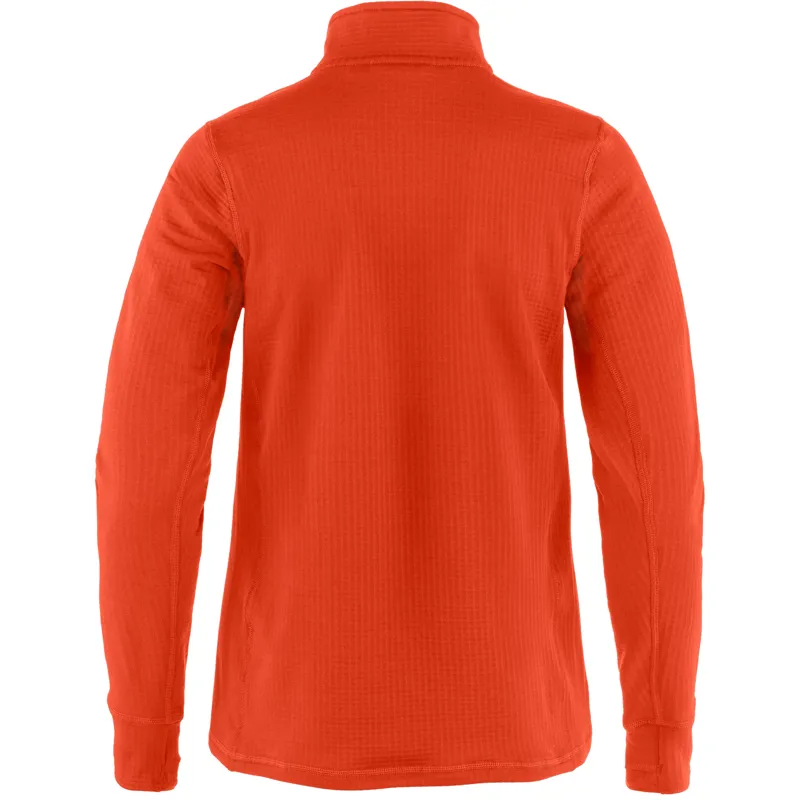 Tierra Women's Nallo Half Zip Warm Orange-1