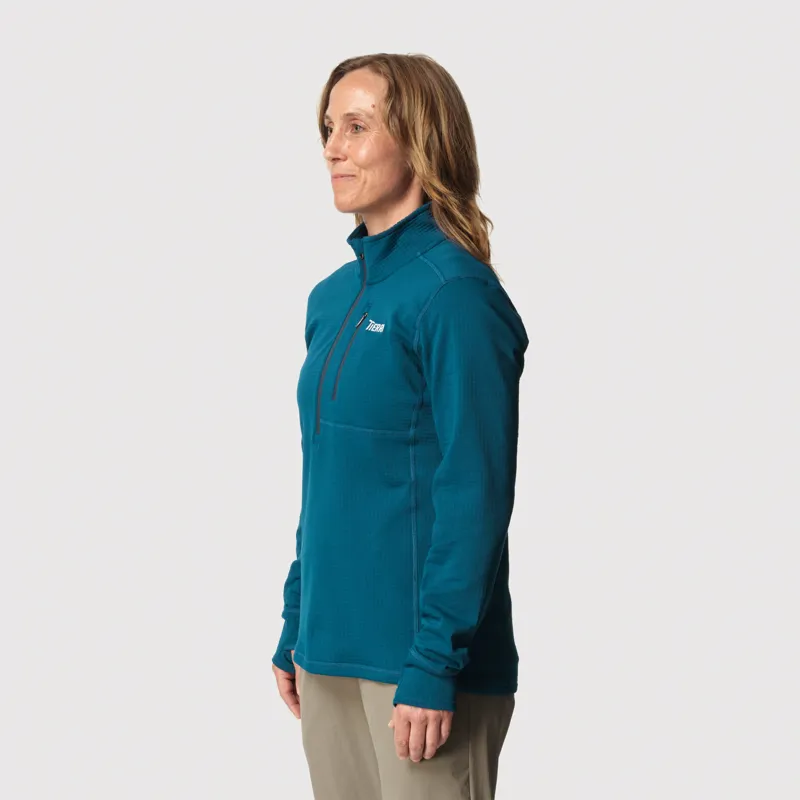 Tierra Women's Nallo Half Zip Deep Sea-4