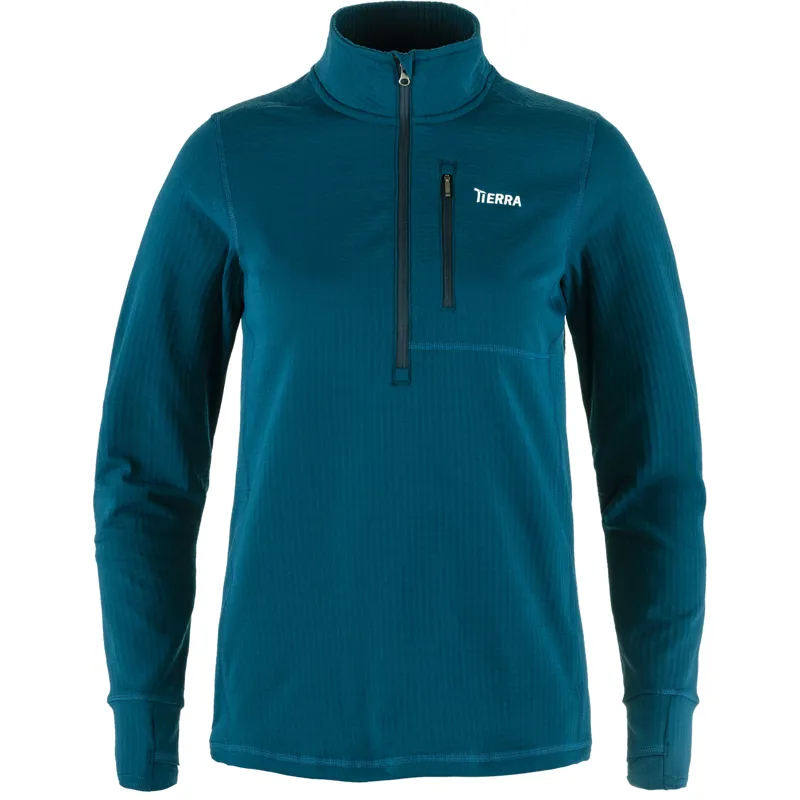 Tierra Women's Nallo Half Zip Deep Sea