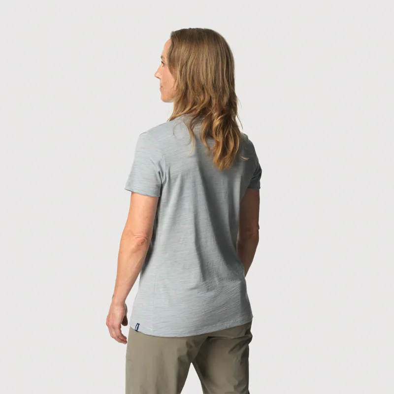 Tierra Women's Wool T-Shirt Granite Blue-3