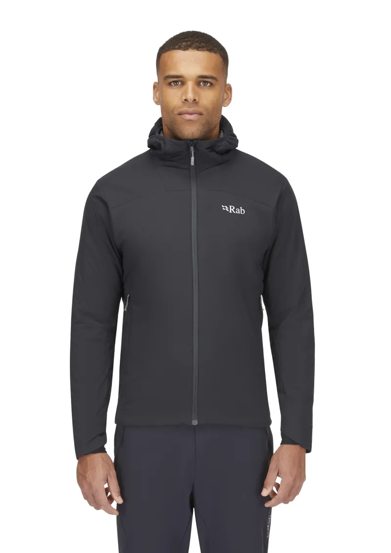 Rab Men's Xenair Alpine Light Jacket Ebony/ Zinc-2