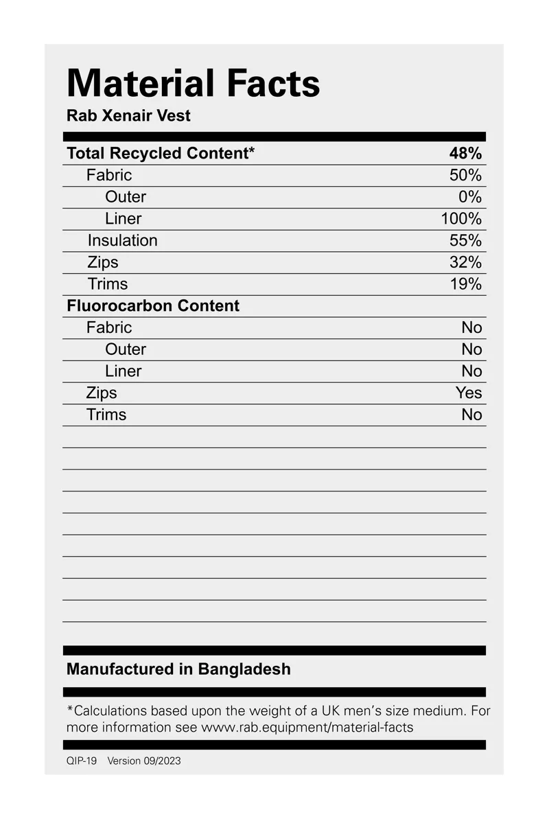 Rab Men's Xenair Vest Light Khaki-10