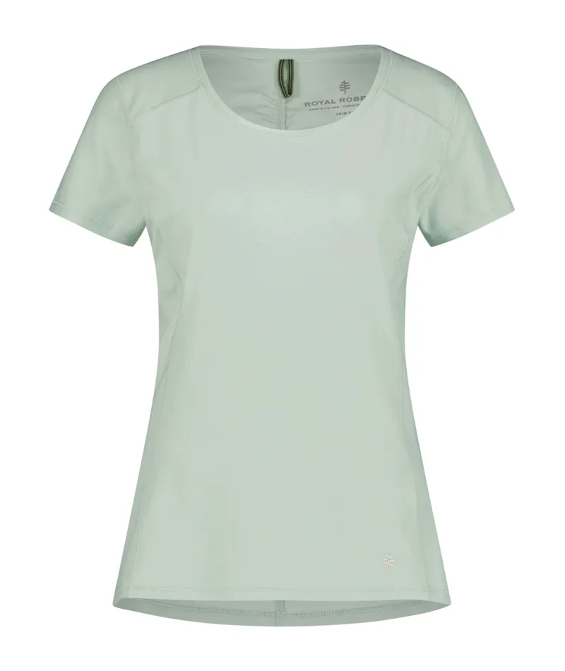 Royal Robbins Women's Amp Lite SS T-Shirt Surf Spray Heather