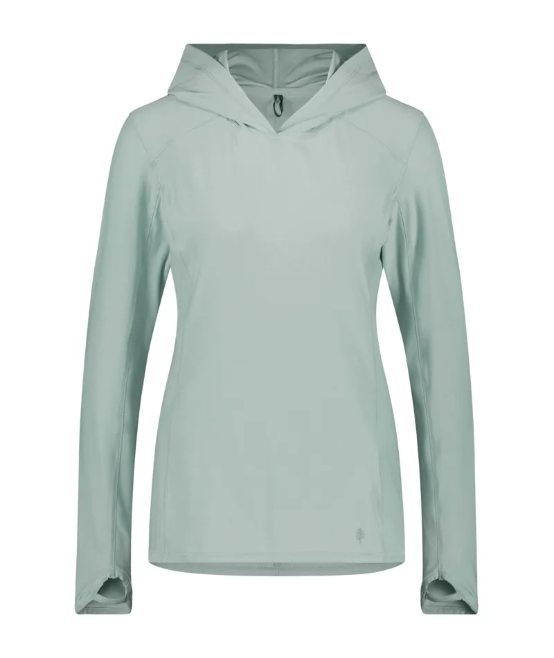 Royal Robbins Women's Amp Lite Hoodie Surf Spray Heather