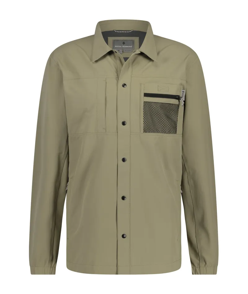 Royal Robbins Men's Merced Wind Shirt Covert Green