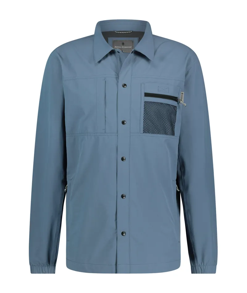 Royal Robbins Men's Merced Wind Shirt Sea