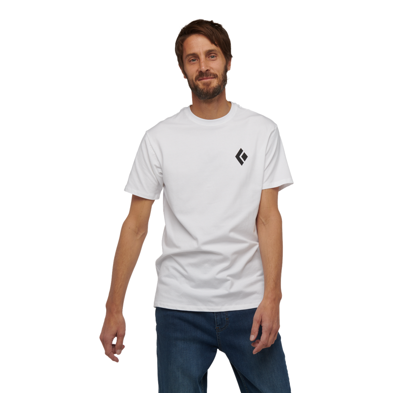 Black Diamond Men's Equipment For Alpinists SS T-Shirt White-1