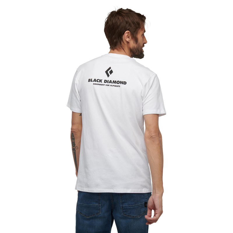 Black Diamond Men's Equipment For Alpinists SS T-Shirt White-2