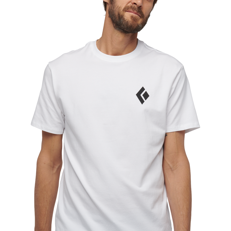 Black Diamond Men's Equipment For Alpinists SS T-Shirt White-3