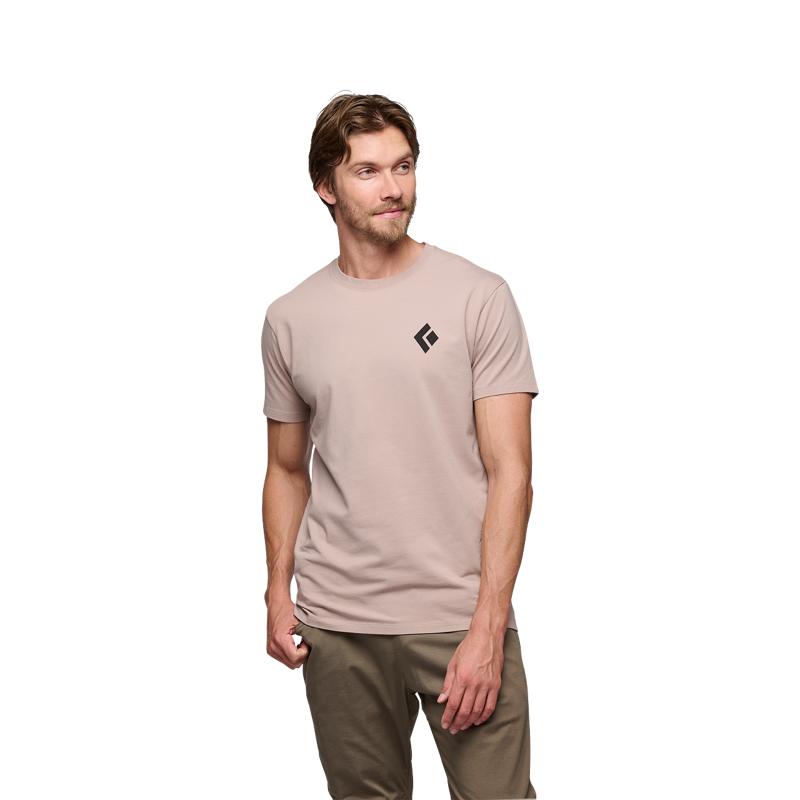 Black Diamond Men's Equipment For Alpinists SS T-Shirt Pale Mauve-2